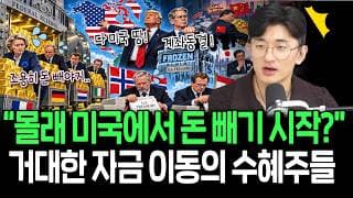 조용히 미국에서 돈 빼기 시작한 주요국들, 거대한 자금 이동에 주목 받는 수혜주들